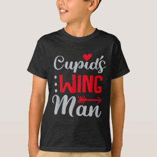 Cupids Wingman Cute Valentines Day Matchmaker Arro T-Shirt