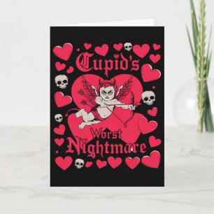 Cupid's Worst Scary Night Anti Valentine Day Card