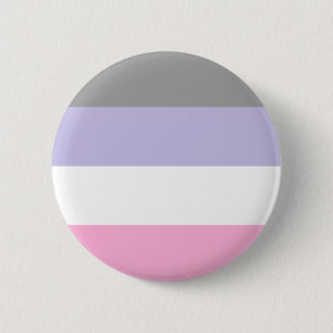Cupioromantic Pride Flag  6 Cm Round Badge