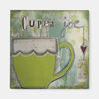 "Cuppa Joe" Art Magnet by Nancy Lefko