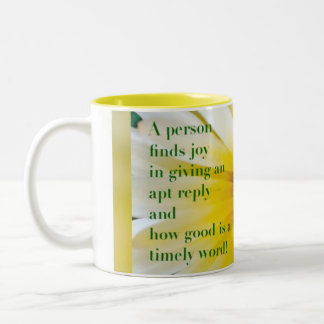 Cuppainspiration ...To Your Health Two-Tone Coffee Mug