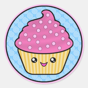 Cuppy Cake Kawaii Stickers
