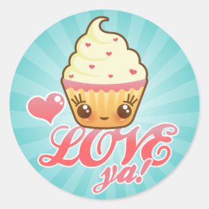 CuppyCakes Love Ya! Stickers