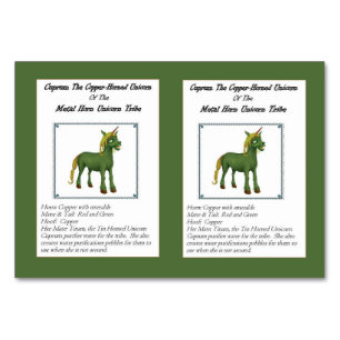 Cuprum The Copper-Horned Unicorn Trading Card