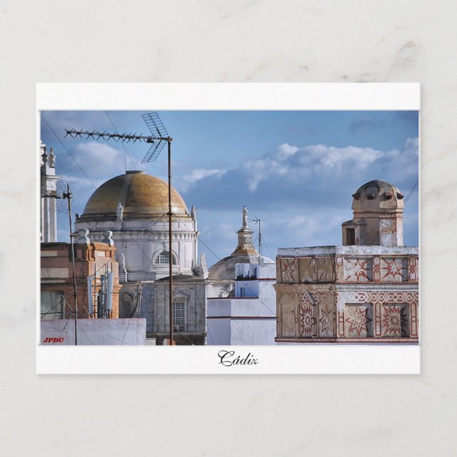 Cupulas de Cádiz Postcard (Front)