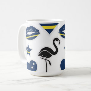 Curaçao Blue Wave Design Coffee Mug