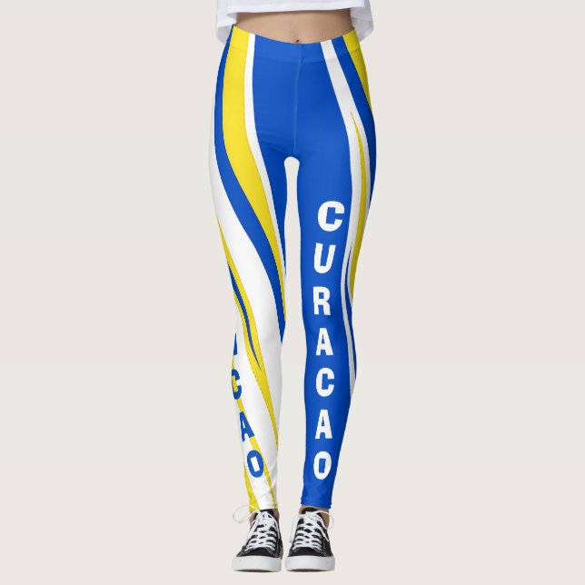 Curacao Classic colourful  Leggings (Front)