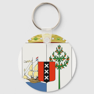 Curacao Coat Of Arms Key Ring