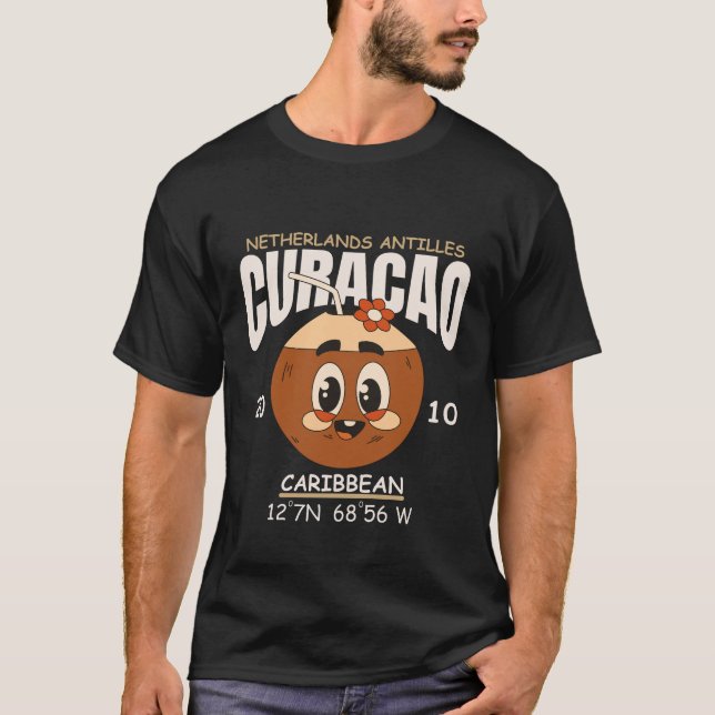 Curaçao Dutch Caribbean  T-Shirt (Front)