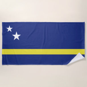 Curaçao flag beach towel