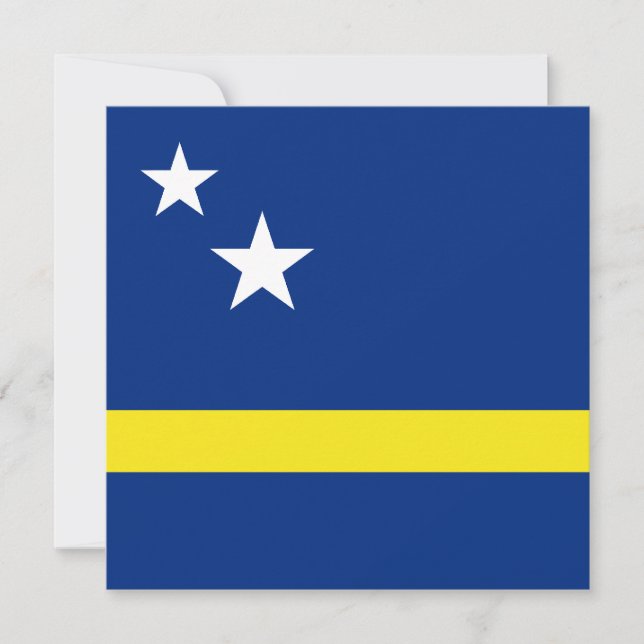 Curaçao Flag Invitation (Front)