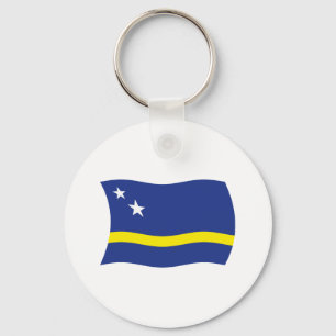Curacao Flag Keychain