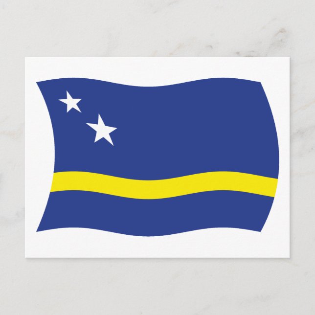 Curacao Flag Postcard (Front)