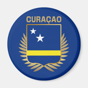 Curacao Flag Shield Magnet