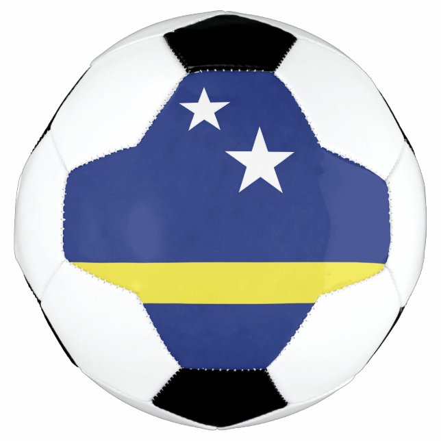 Curaçao flag soccer ball (Front)
