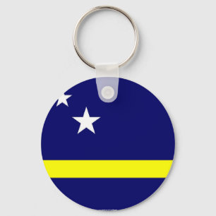 Curacao flag souvenir keychain