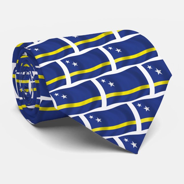 Curacao Flag Tie (Rolled)