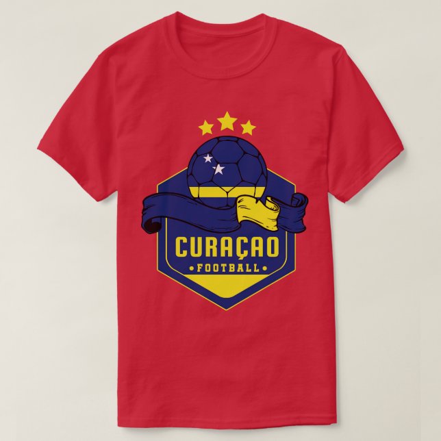 Curacao Football T-Shirt (Design Front)