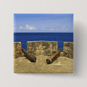 Curacao. Fort Beekenburg Caracas Bay. 15 Cm Square Badge