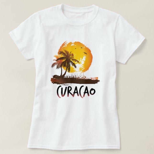 Curacao grunge T-Shirt (Design Front)