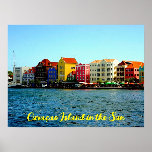 Curacao Island in the Sun Poster (Front)