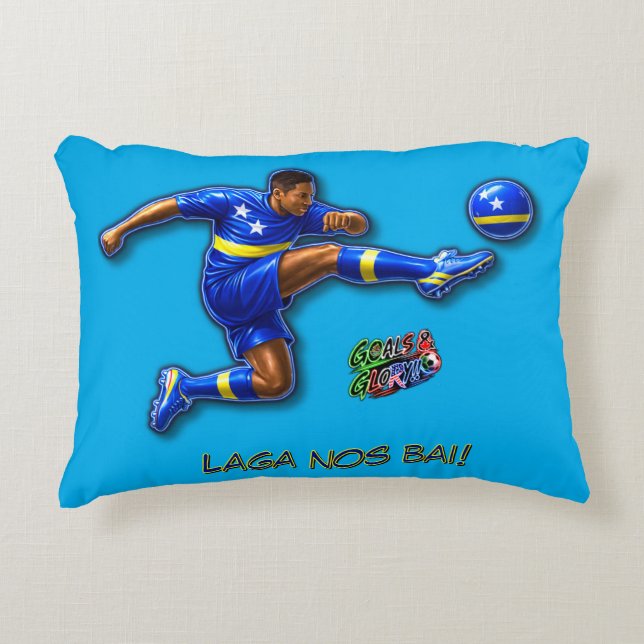 Curacao Let's Go Decorative Cushion (Front)
