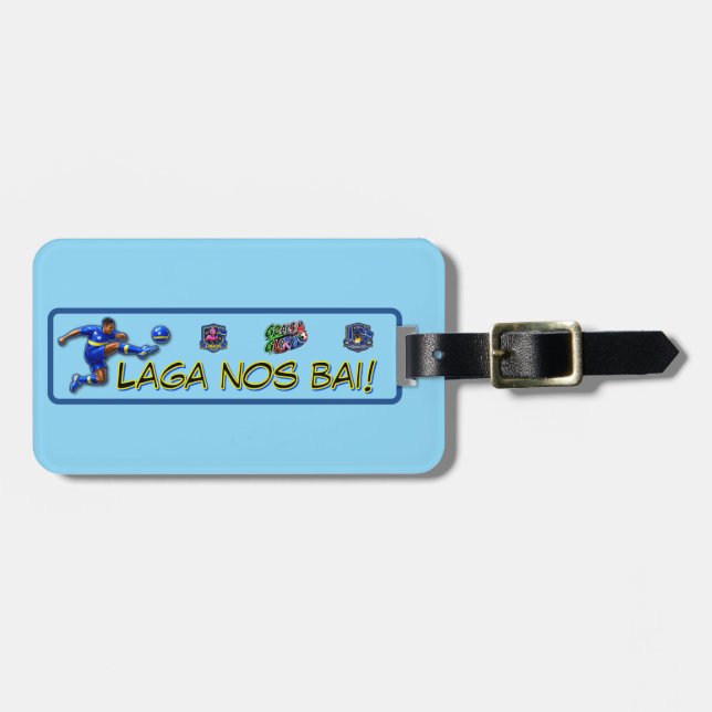Curacao Let's Go Luggage Tag (Front Horizontal)