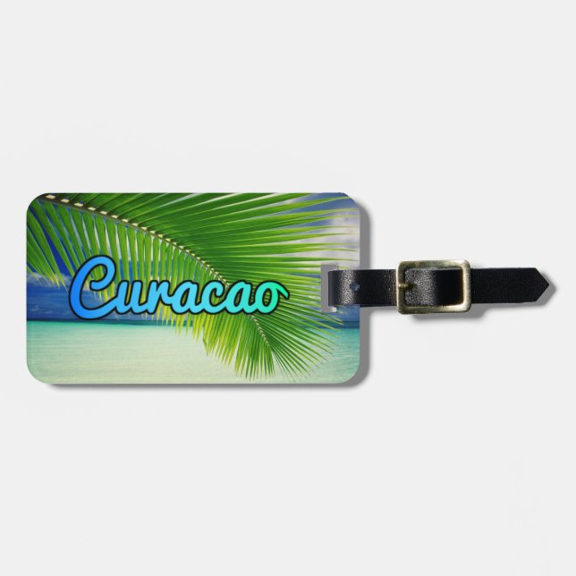 Curacao luggage tag (Front Horizontal)