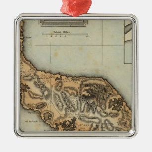 Curacao Metal Tree Decoration