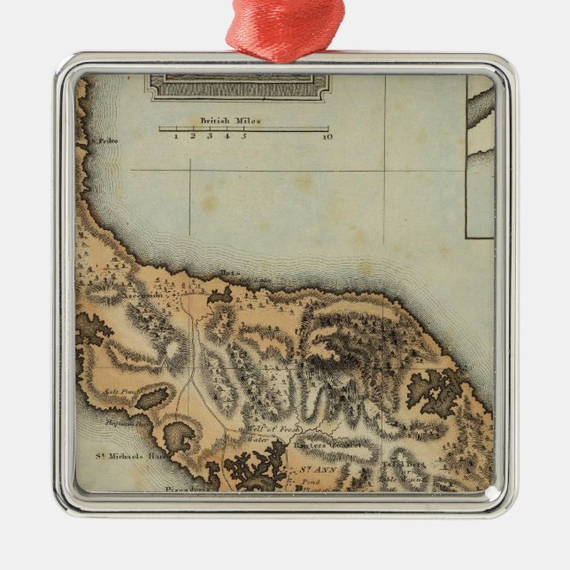 Curacao Metal Tree Decoration (Front)