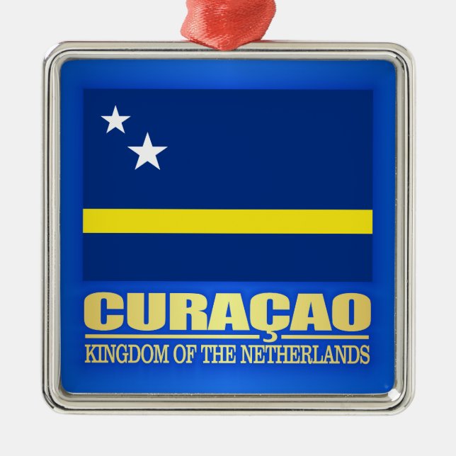 Curacao Metal Tree Decoration (Front)