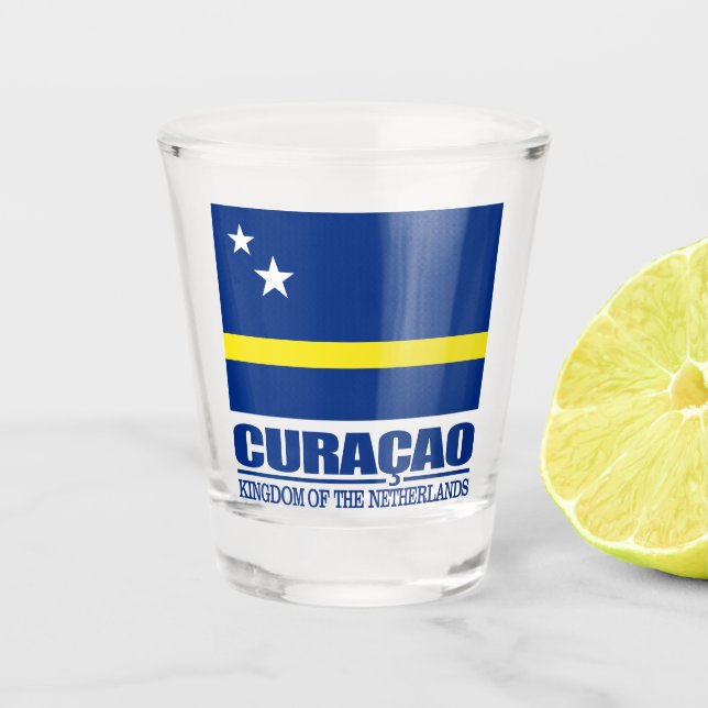Curacao Shot Glass (Front)