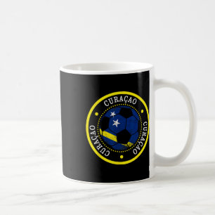 Curacao Soccer Ll,curacao,flag Of Curacao,curacao Coffee Mug