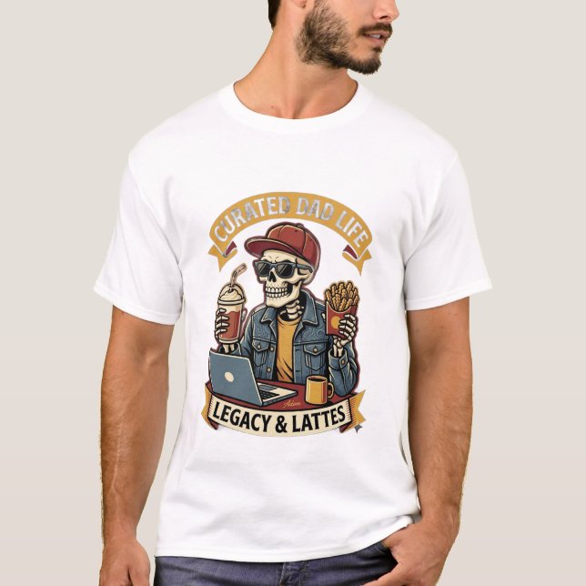 Curated Dad Life T-Shirt (Front)