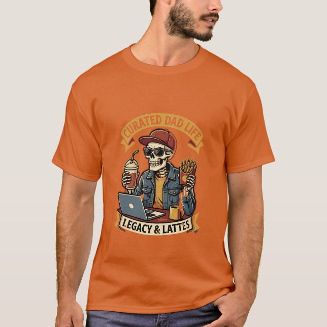 Curated Dad Life T-Shirt (Front)