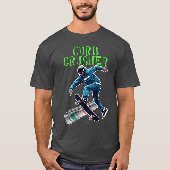 Curb Crusher funny T-Shirt (Front)