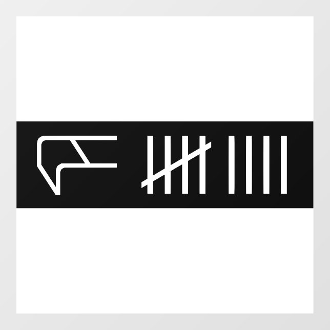 Curb Score Window Cling (Sheet)