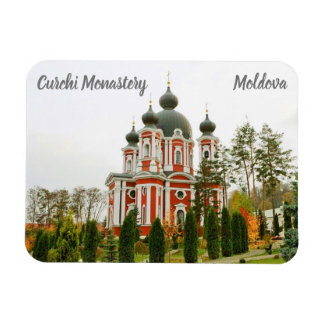 Curchi Monastery Moldova stylized Magnet