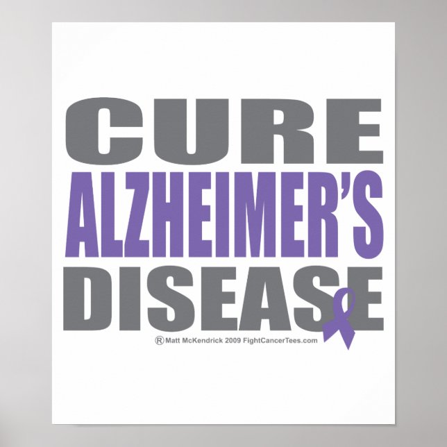 Cure Alzheimers Poster (Front)
