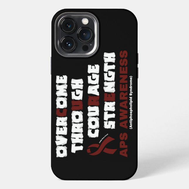 CURE...APS  iPhone CASE (Back)