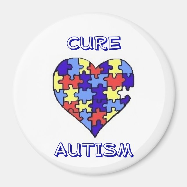 "Cure Autism" Magnet (Front)