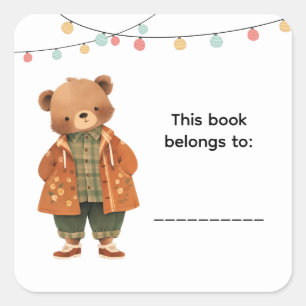 Cure Bear Book Labels