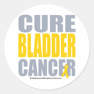 Cure Bladder Cancer Classic Round Sticker
