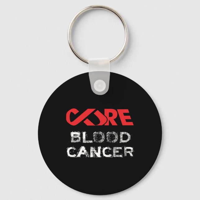 Cure Blood Cancer Awareness  Key Ring (Front)