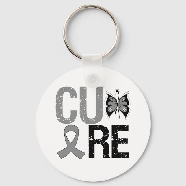 Cure Brain Cancer Key Ring (Front)