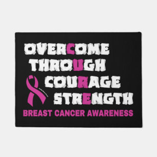CURE...Breast Cancer Doormat