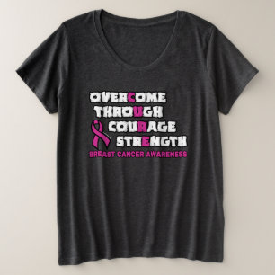 CURE...Breast Cancer Plus Size T-Shirt