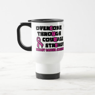 CURE...Breast Cancer Travel Mug