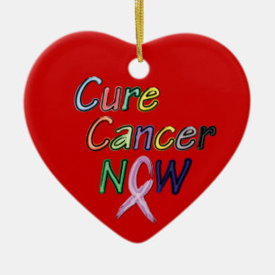 Cure Cancer Now Multi-Ribbon Ornament