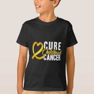 Cure Childhood Cancer Childhood Cancer Ribbon Awa T-Shirt